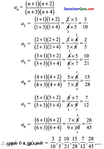 Samacheer Kalvi 11th Maths Solutions Chapter 5 சஈருறுப்புத் தேற்றம், தொடர்முறைகள் மற்றும் தொடர்கள் Ex 5.2 3