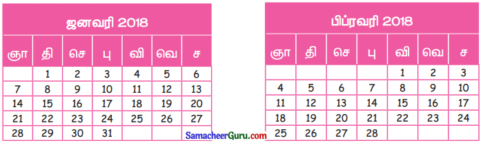 Samacheer Kalvi 3rd Maths Guide Term 1 Chapter 5 காலம் 17